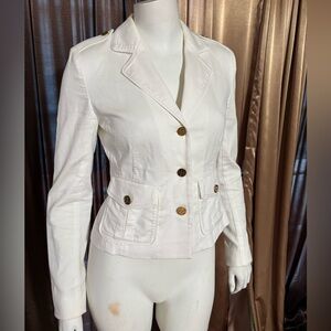 Tory Burch Elegant White Women's Blazer